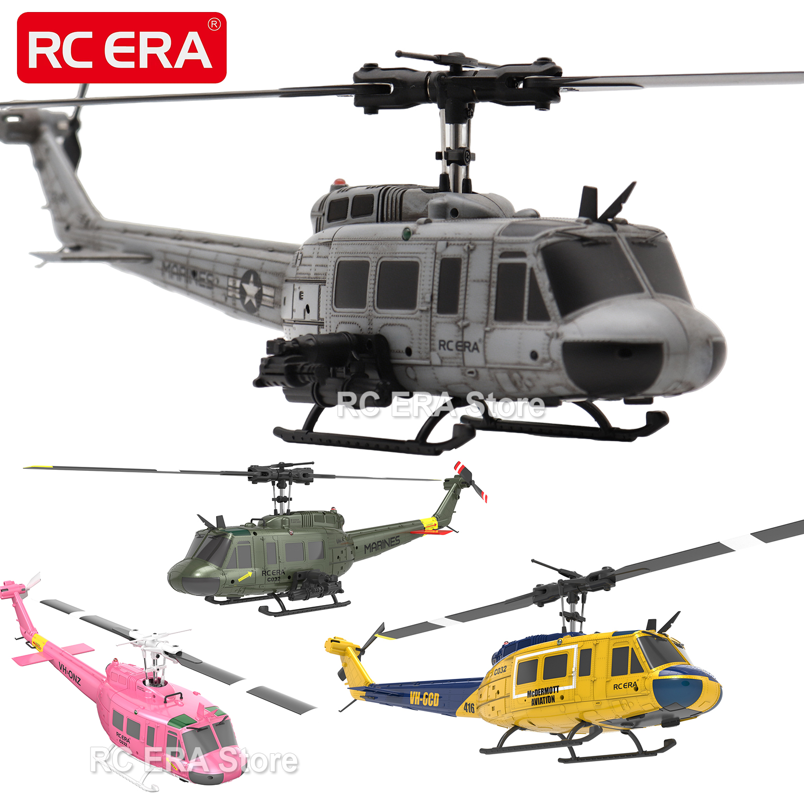RC ERA C032 UH1 Huey Weathered - Rc Helicopter Nitro avis et prix