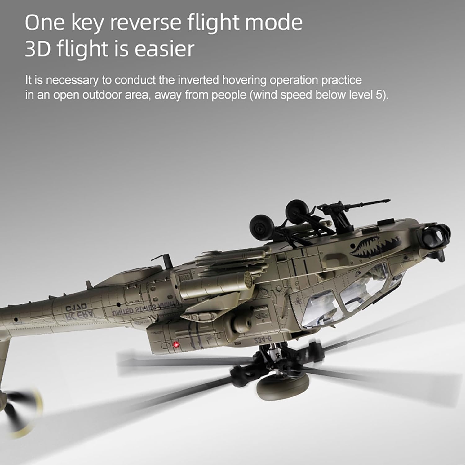 310MM 6CH C170 AH-64D Remote C - Rc Helicopter Large avis et prix