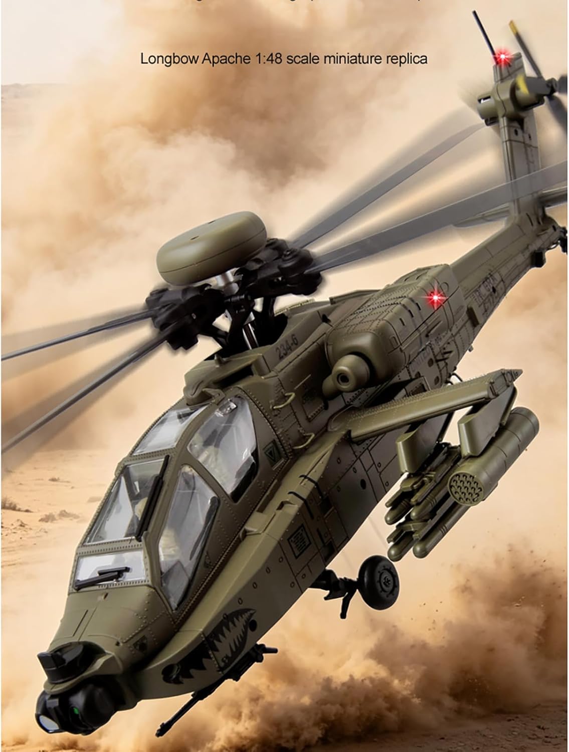 310MM 6CH C170 AH-64D Remote C - Rc Helicopter Large avis et prix