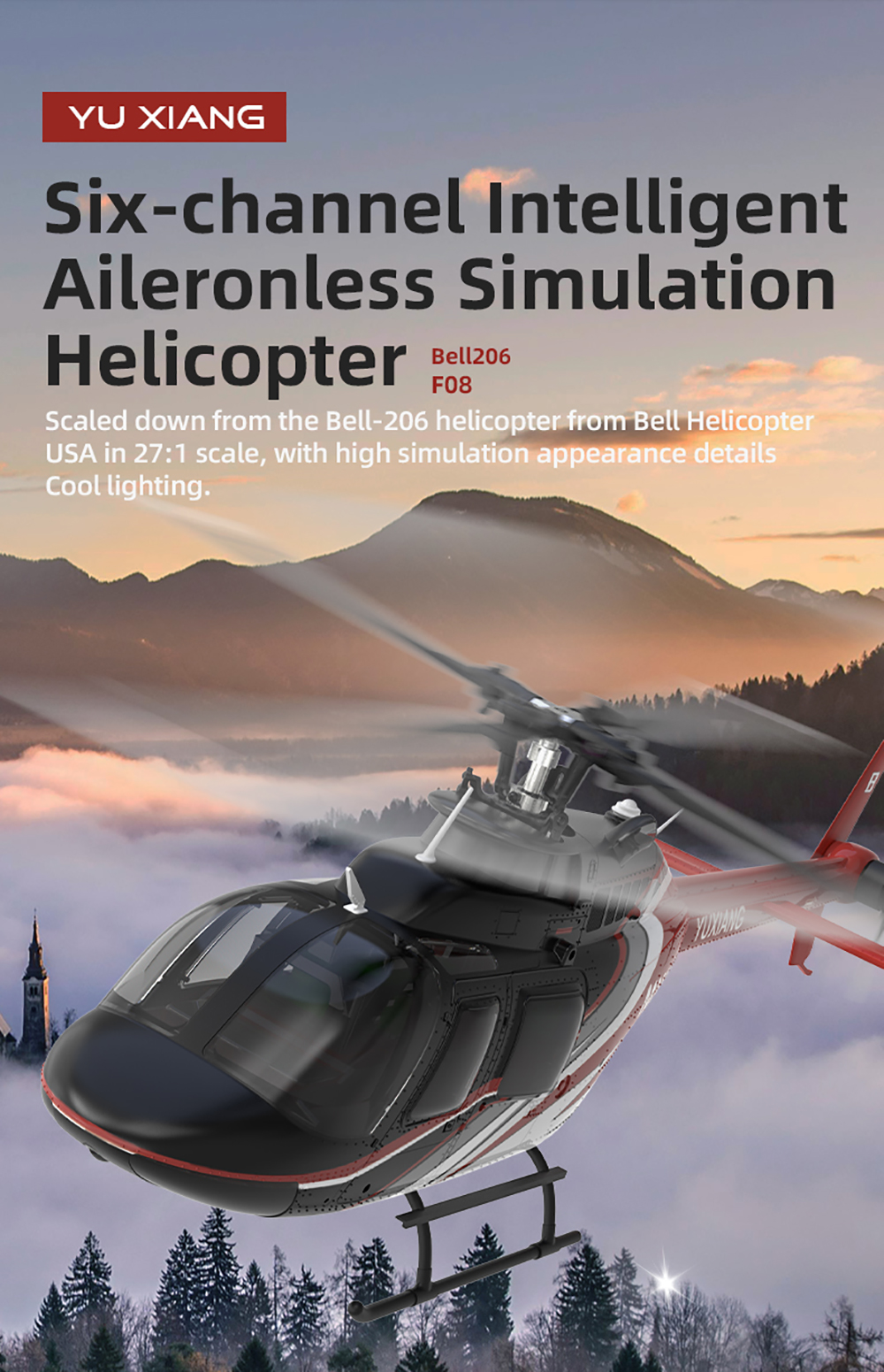 YU XIANG RC Airplane 2.4G 6CH  - Rc Helicopter Large avis et prix