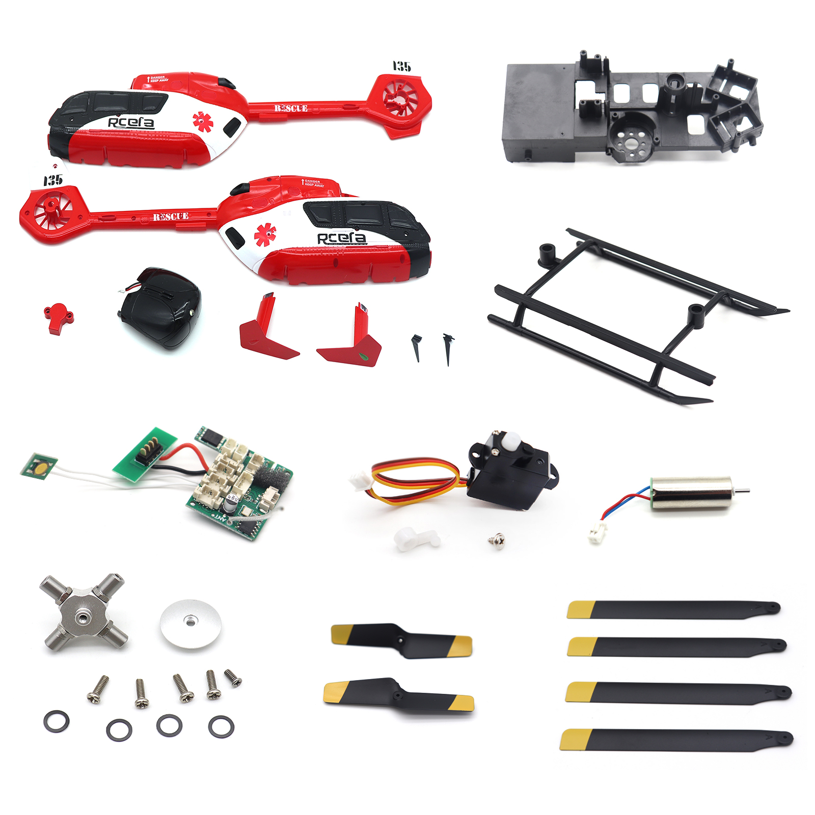 Original Parts for C159 EC-135 - Rc Helicopter Blade avis et prix