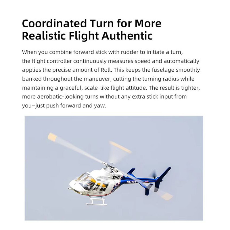 FLYWING NEW 470-Level Bell407  - Rc Helicopter Large avis et prix